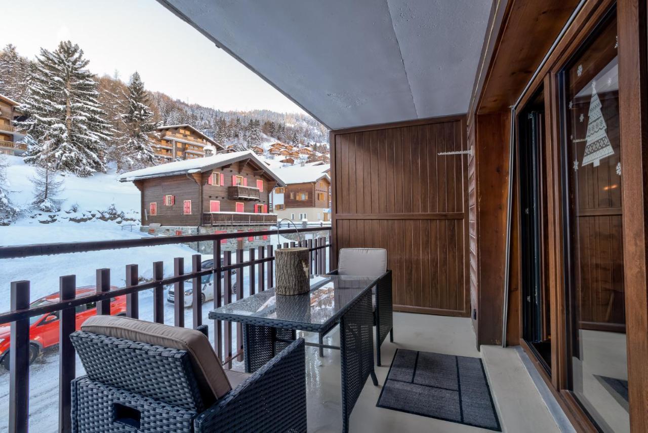 Appartement O Bouleau La Tzoumaz Exteriör bild